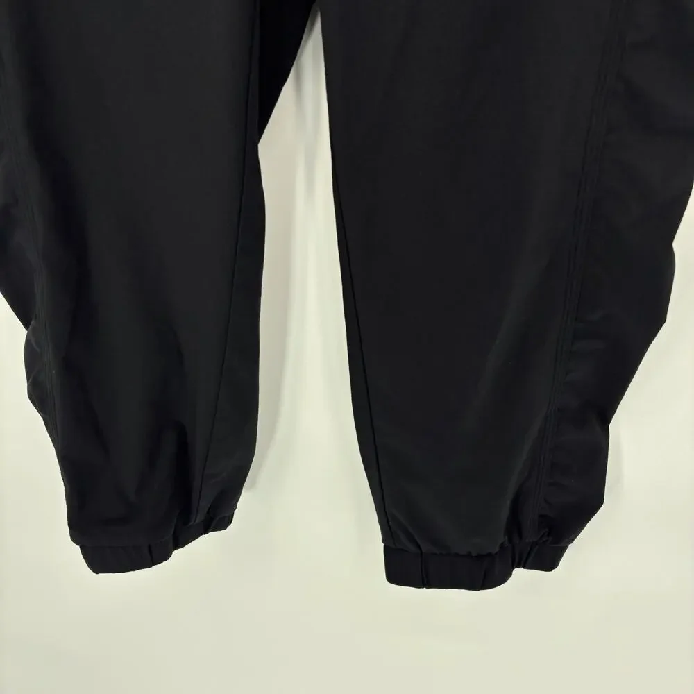 Athleta La Viva Capri Pants 6 Black‎ Ruched Gym Training Workout Athleisure